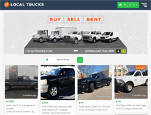 Tablet Screenshot of localtrucks.com